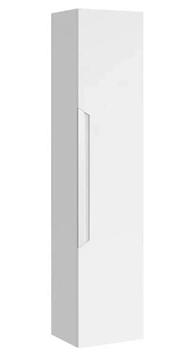 Шкаф-пенал подвесной Aqwella Cube 30 см белый матовый - фото 1