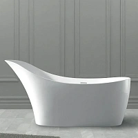 Ванна из искусственного камня Abber Stein 170x75 см белая матовая