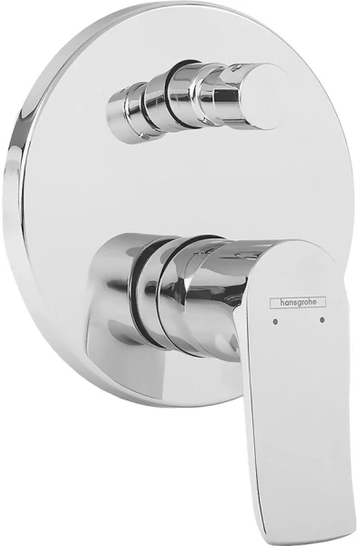 Смеситель для душа Hansgrohe Metris внешняя часть 31493000 (детальная фотография), современные, hi-tech