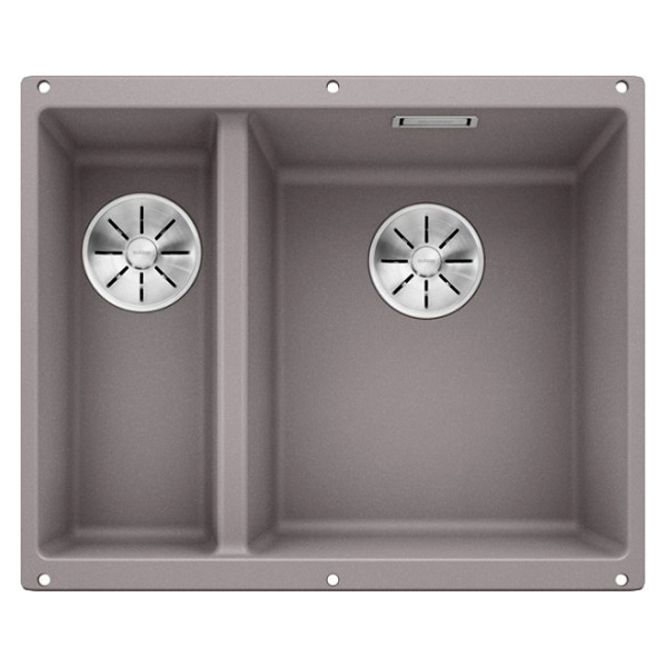 Мойка для кухни, чаша справа, цвет алюметаллик, Blanco Subline 340/160-U 523560 (детальная фотография)