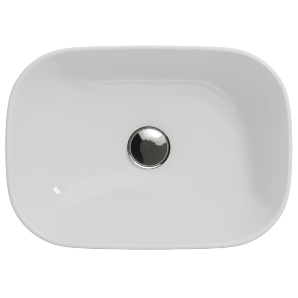 Раковина Cersanit Moduo 50 см белая 63570 (детальная фотография), современные, hi-tech