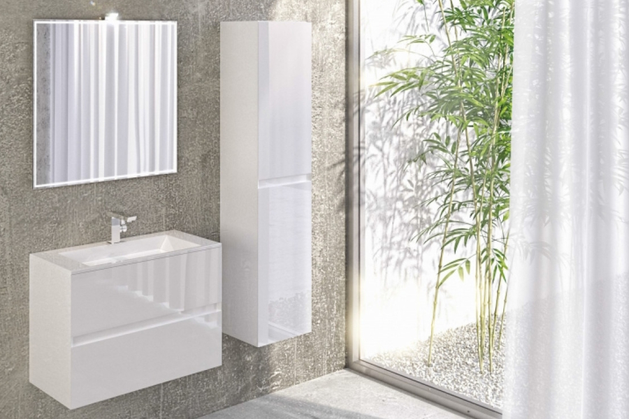 Тумба без раковины,La Beaute FINISTERE  белая 75см BF1 (детальная фотография) index_1