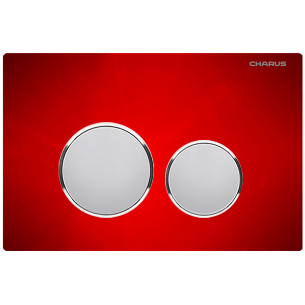 Клавиша смыва Charus Bagliore красная FP.330.RED.10 (детальная фотография)