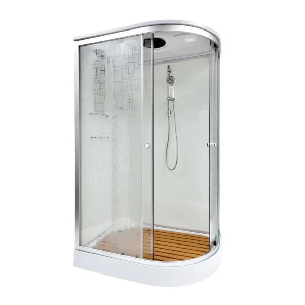 Душевая кабина DTO EM 120x80 см с крышей левая EM1512L (детальная фотография)