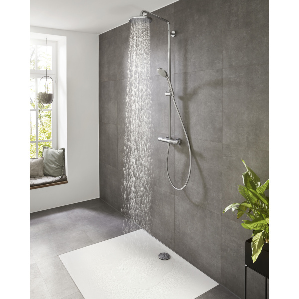 Душевая стойка Hansgrohe Croma с термостатом 27185000 (детальная фотография), в наличии