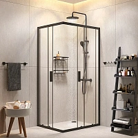 Душевой уголок Am.Pm Gem S 100x80 см с душевой стойкой