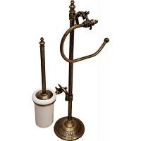 Стойка напольная для унитаза и биде, античное золото, Art&Max Barocco