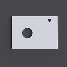 Столешница под раковину Grossman Флай 57 см белая