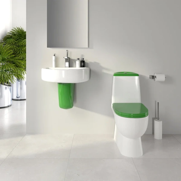 Раковина Sanita Luxe Best 55 см белая WB.PD/Best/55-C/WHT.G/S1 (детальная фотография) index_1