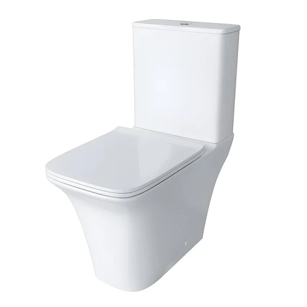 Унитаз компакт Grossman Galaxy безободковый GR-4470S (детальная фотография)