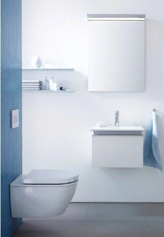 Унитаз подвесной Duravit Darling New 2544090000 (детальная фотография), без бачка, со скрытым бачком