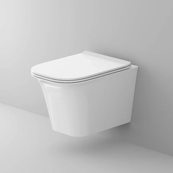 Унитаз подвесной Grossman Classic белый GR-4463S (детальная фотография), без бачка, со скрытым бачком