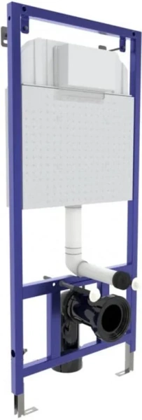 Унитаз с инсталляцией BERGES Puma кнопка белая 043271 (детальная фотография) index_3