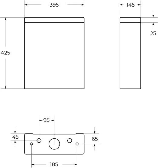 Бачок для унитаза BelBagno Ardente-R белый BB02093T (детальная фотография) index_3