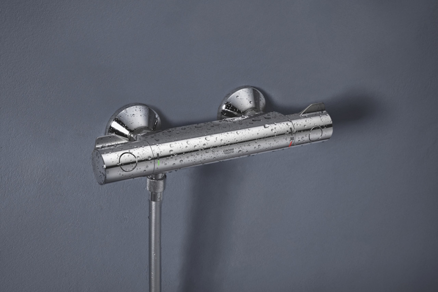 Смеситель для душа Grohe Grohtherm 800 термостатический 34558000 (детальная фотография), современные, hi-tech