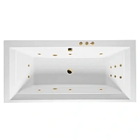 Ванна гидромассажная Excellent Crown Grand Smart 190 x 90 см, белый/золото, WAEX.CRG19.SMART.GL