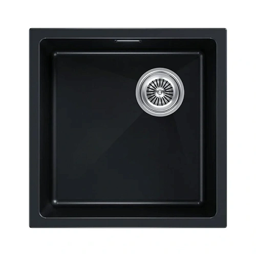 Мойка для кухни Paulmark Lumi 45 см черный металлик - фото 6