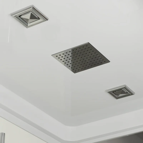 Душевая кабина Niagara Standart 120х90 см стекло прозрачное ST120/90/15Q (детальная фотография), с распашными дверьми