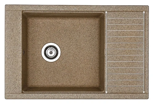 Мойка для кухни Акватон Делия 78 см терракотовая - фото 8