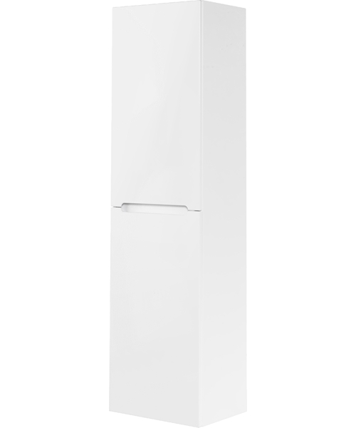 Шкаф-пенал подвесной BelBagno Etna 40 см bianco lucido левосторонний ETNA-1500-2A-SC-BL-P-L (детальная фотография), в наличии