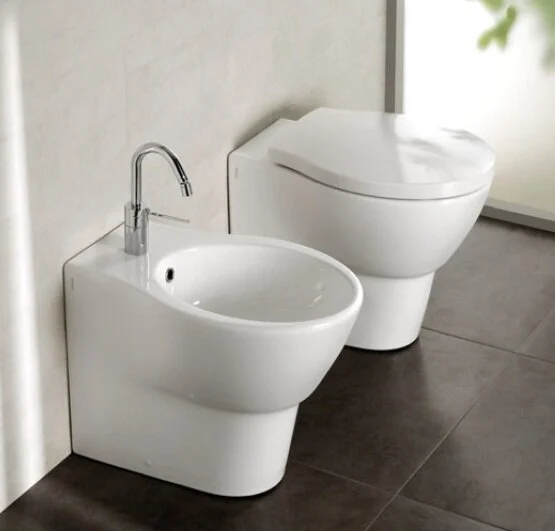 Биде напольное Hatria Nido Y0QW01 35х55 см (детальная фотография), современные, hi-tech