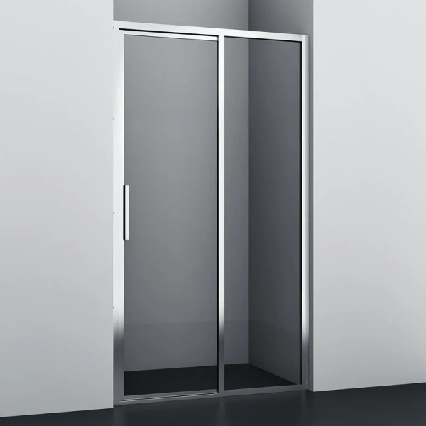 Душевая дверь WasserKRAFT Lopau 32S05 120 см профиль хром (детальная фотография), современные, hi-tech