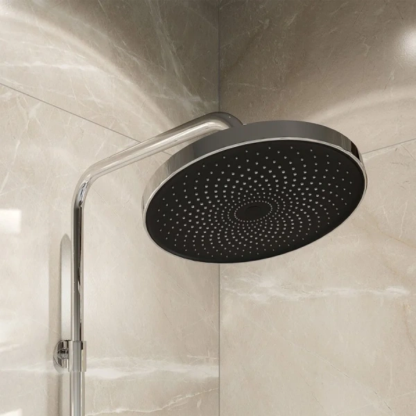 Душевая стойка IDDIS SpaHome хром SPASBBTi06 (детальная фотография), с тропическим душем