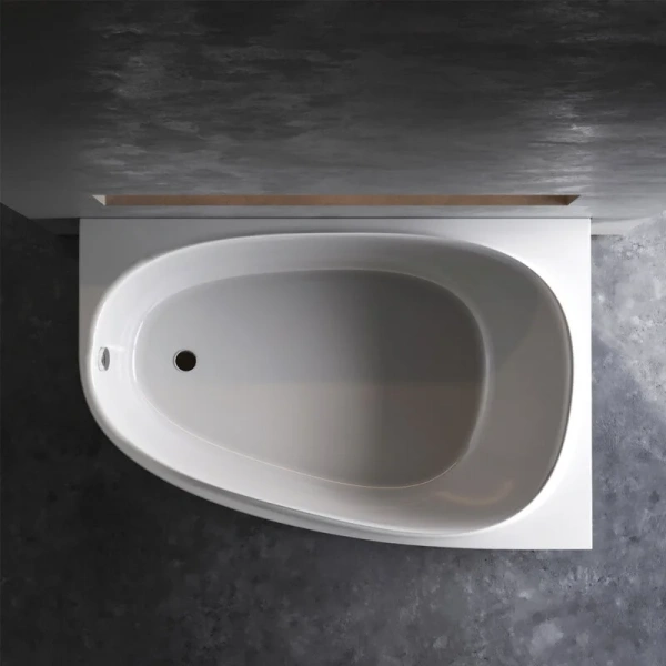 Ванна акриловая Am.Pm Like W80A-170 170х110 см ассиметричная (детальная фотография), угловые, приставные