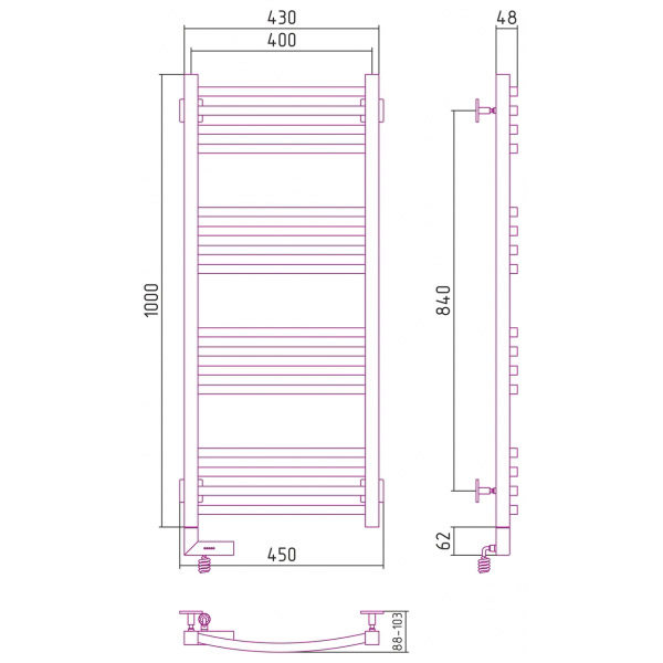 Схема (детальная фотография), хром