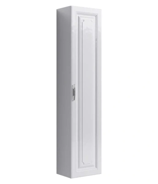 Шкаф-пенал подвесной Aqwella Empire 35 см белый глянец Emp.05.35/W (детальная фотография)
