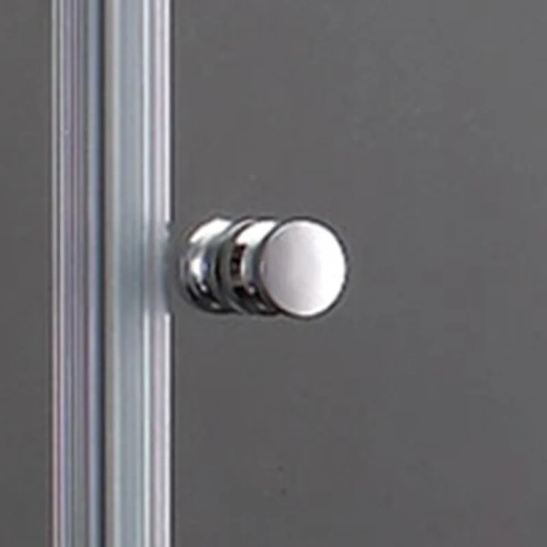 Душевая дверь в нишу Cezares Elena 153 см с прозрачным стеклом ELENA-W-B-11-100+60-C-Cr (детальная фотография), недорогие, в нишу, стеклянные