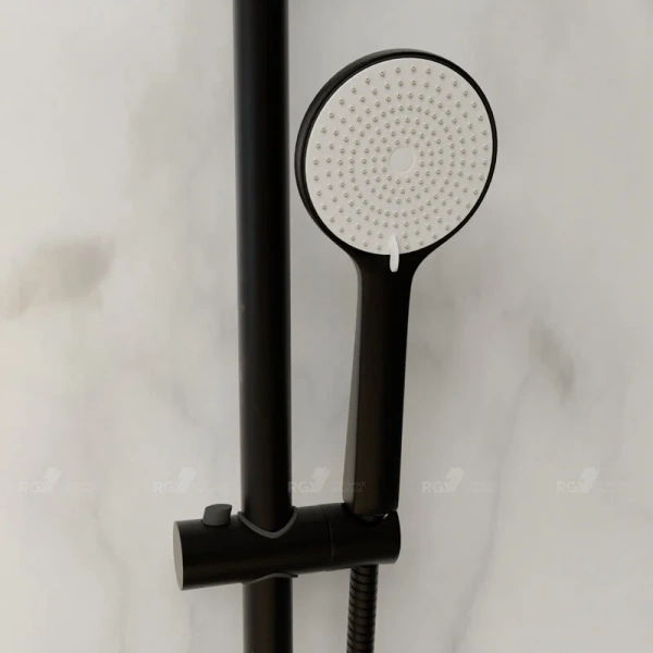 Душевая стойка RGW Shower Panels SP-33B черный 51140133-04 (детальная фотография), со смесителем