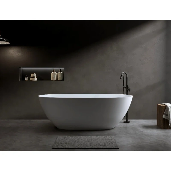 Акриловая ванна Timo SATU1450, 150 х 80 см, цвет белый (детальная фотография), овальные