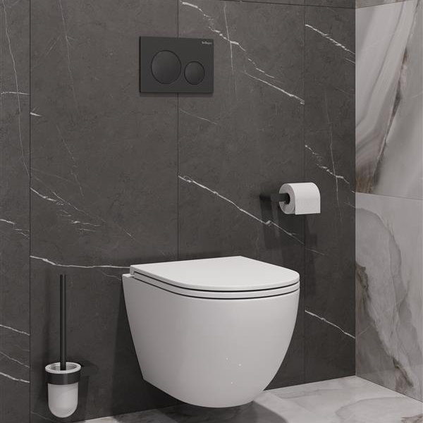 Унитаз подвесной BelBagno Compatto безободковый BB003CH-TOR/SC (детальная фотография), фарфор, керамика