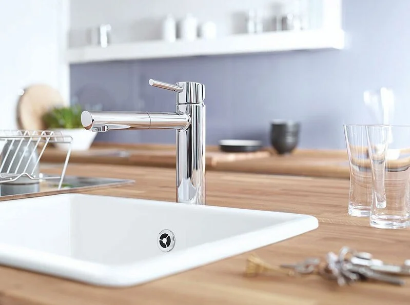 Смеситель для кухни, хром, Grohe Concetto 31129001 (детальная фотография), хром, другие