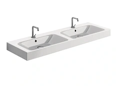 Раковина Kerasan Cento 140 см двойная