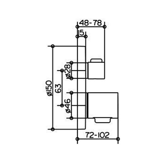 Схема (детальная фотография), для душа