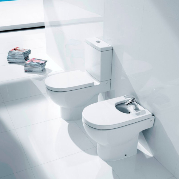 Унитаз компакт Roca Meridian 342247000 фарфор (детальная фотография), напольные