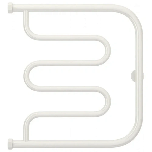Полотенцесушитель водяной Сунержа Лира+ 50х50 см белый - фото 2