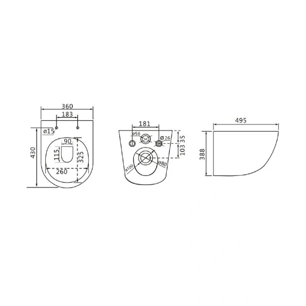 Унитаз с инсталляцией Lemark Glazer 10080 с сиденьем микролифт (детальная фотография), в наличии, нет в наличии index_2