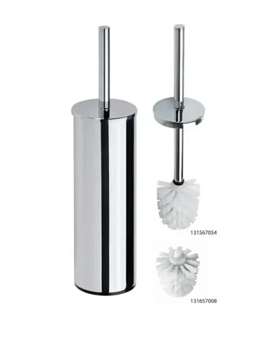 Ершик Bemeta Omega хром/белый - фото 1