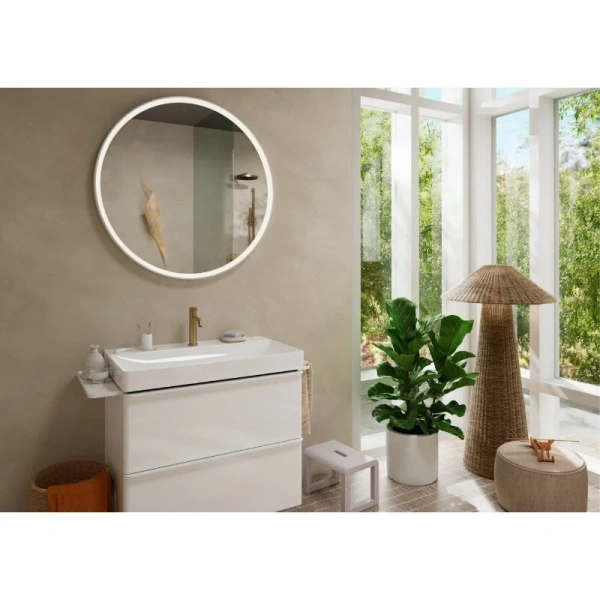 Смеситель для раковины Hansgrohe Tecturis S бронза 73311140 (детальная фотография), округлая форма