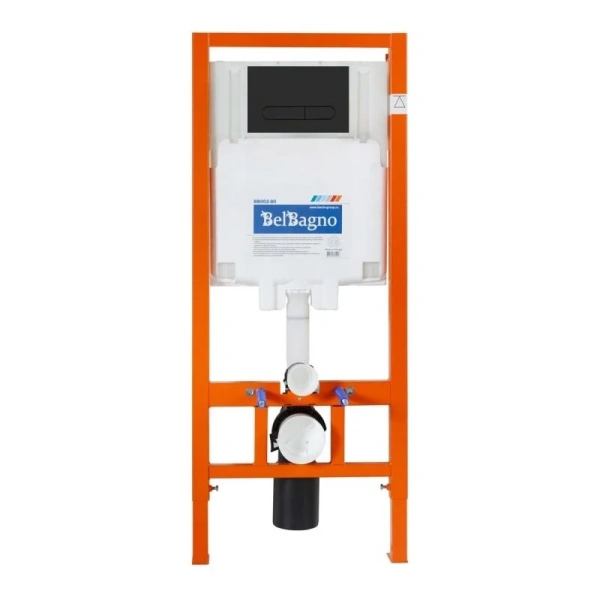 Унитаз с инсталляцией Belbagno Ardente-C кнопка черная BB3202CHR-MB/BB3202SC-MB/BB002-80/BB007-PR-NERO.M (детальная фотография) index_2