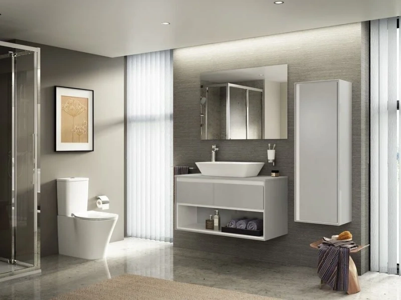 Смеситель для раковины Ideal Standard Tesi однорычажный с донным клапаном A6573AA (детальная фотография), современные, hi-tech