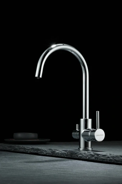 Смеситель для кухни Paulmark Essen хром Es213211-CR (детальная фотография), на мойку, на столешницу