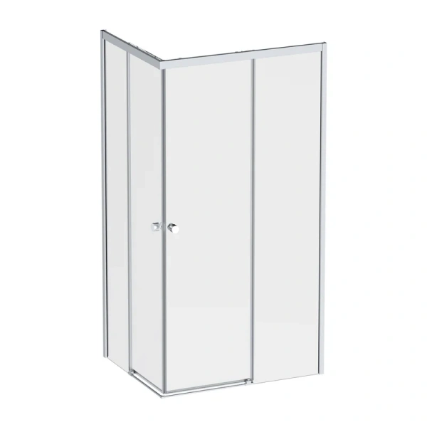 Душевой уголок Am.Pm X-Joy 100x80 см профиль хром матовый W94G-403-100280-MТ1К (детальная фотография), со средним поддоном