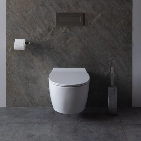 Унитаз подвесной Allen Brau Fantasy со смесителем 4.11HC1.20 (детальная фотография), без бачка, со скрытым бачком