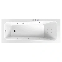 Ванна гидромассажная Excellent Ava Smart Nano 170 x 70 см, цвет белый/хром, WAEX.AVA17.SMARTNANO.CR