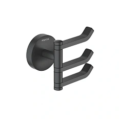 Крючок для ванной Акватек Бетта черный матовый