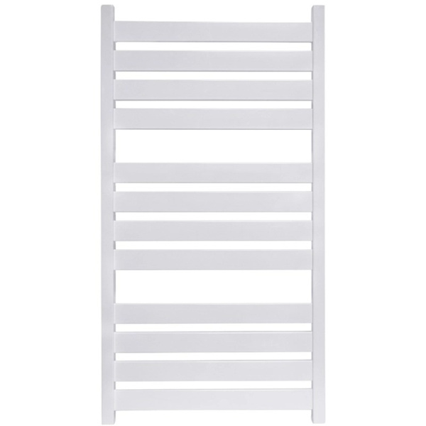 Полотенцесушитель водяной Ника Modern 100x50 см белый матовый ЛМ 7 100/50 RAL9016 (детальная фотография)